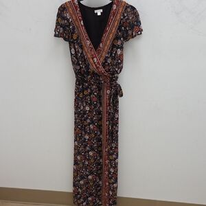 $5/$25- Xhilaration Floral Maxi Dress- EUC